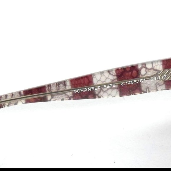 CHANEL  5296 c1485/S1 Violet/Purple Lace /Burgundy Gradient